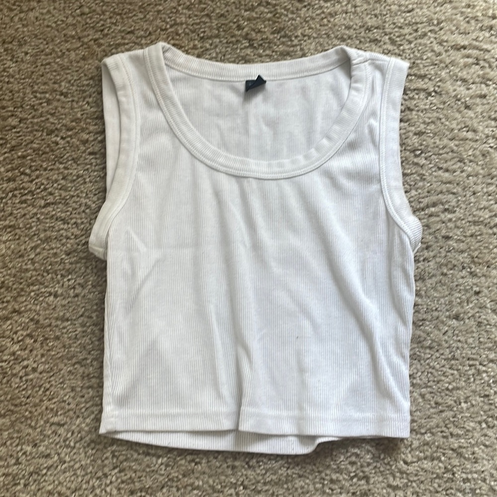 Cute white crop top